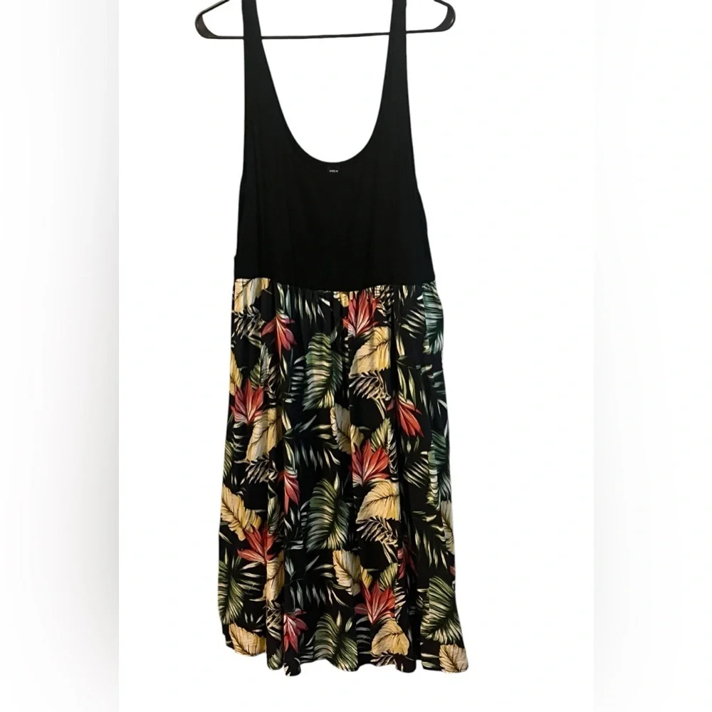 Women’s 3x maxi floral and black‎ maxi dress SHEIN curve - Picture 2 of 8